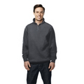 Men's Viewpoint Cotton/ Polyester 1/4-Zip Pullover Sweatshirt